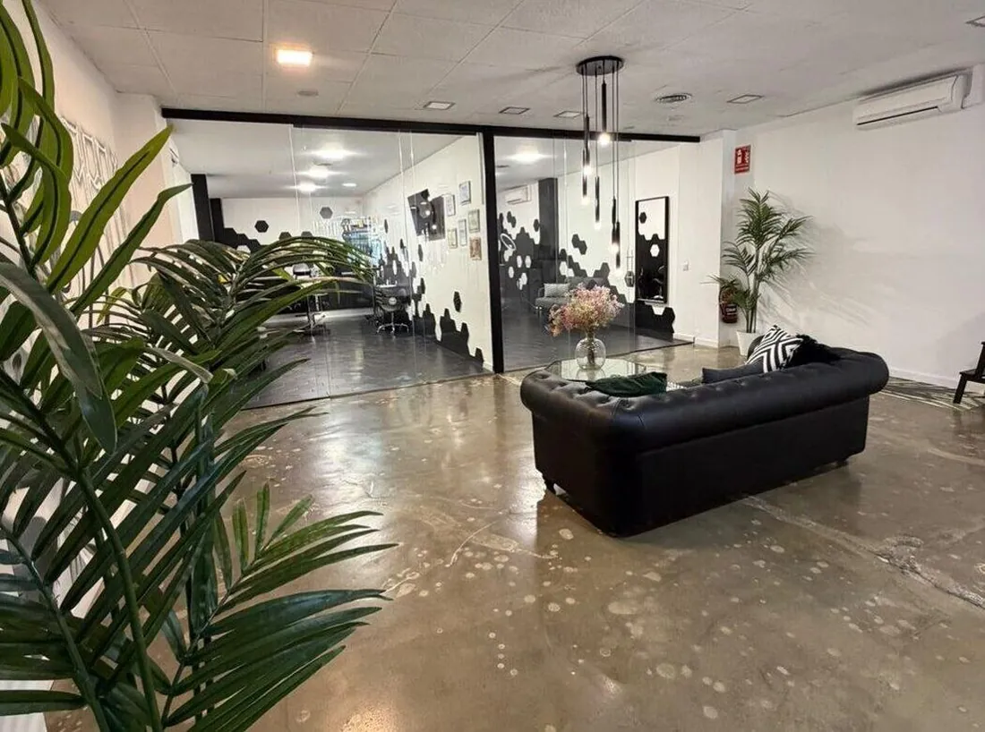 Zona de espera del estudio